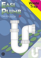 Easi Plumb 1 1/4" Adjustable Height "P" Trap