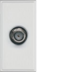 Hager Sollysta F-Type Satelitte Euro Module White WMMSAT