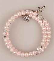 Rosary Bracelet - Pink   (63753)
