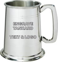 Engrave Tankard - Text & Logo