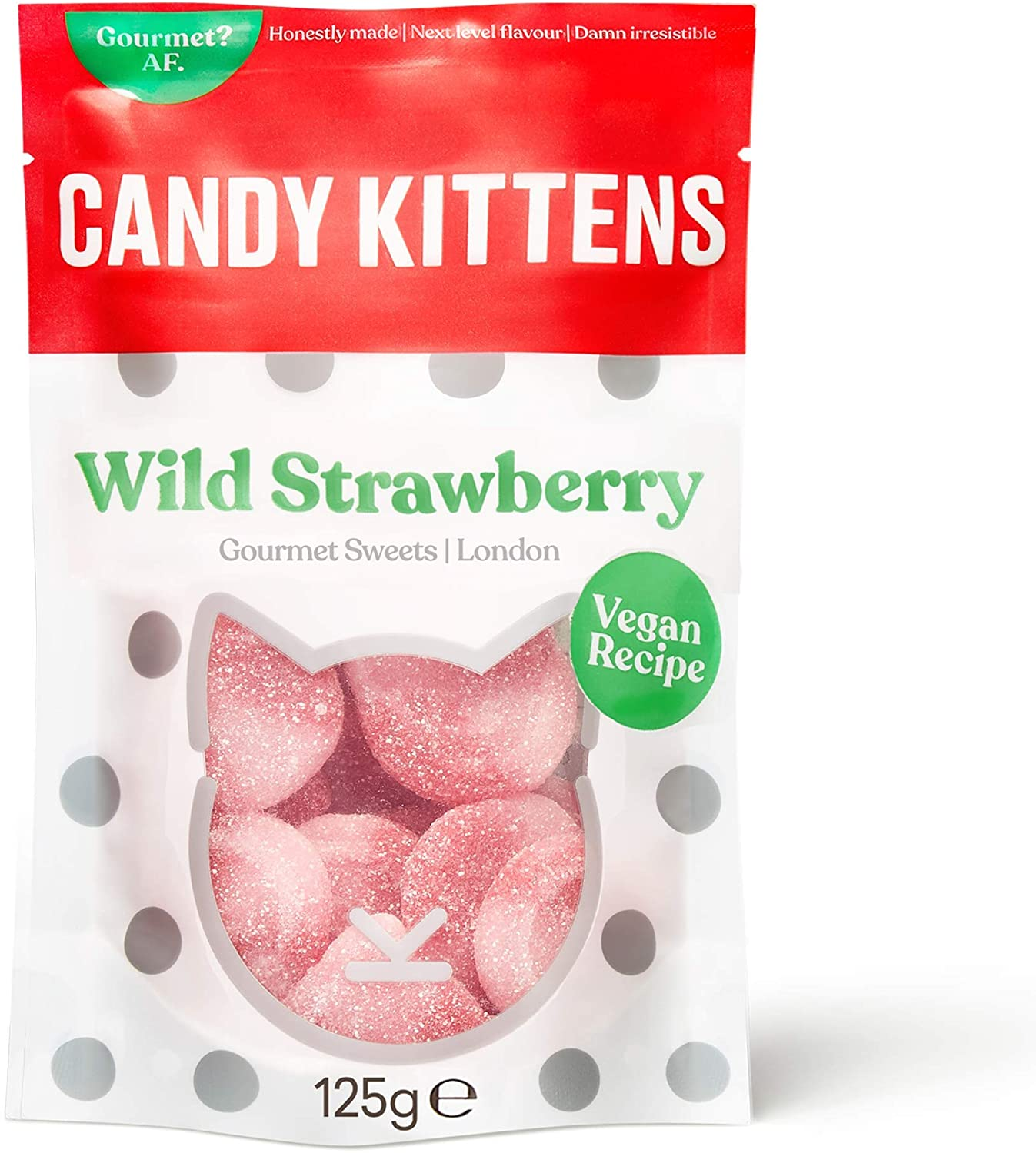 Candy Kittens Sweets Wild Strawberry X 10 X 140g cnfoods