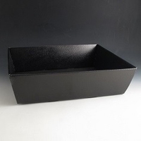 Black hamper basket