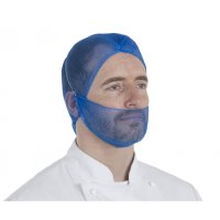 Beard Nets MetalFree-Individually Packed - Blue XL