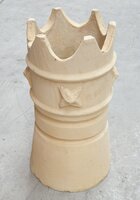 Rook Design Chimney Pot Buff 500mm high (To Order)