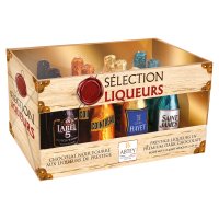 Abtey Casier Selection crate of 12 assorted liqueur bottles - 12 x 155g