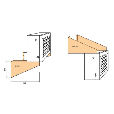 Muur beugel voor SWW