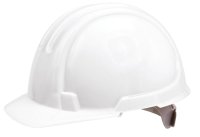 SITE SAFETY HAT WHITE PREMIUM UNVENTED