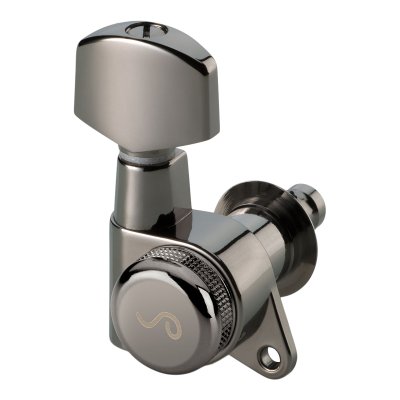 Schaller Guitar Machine Head M6L Back Locking Ruthenium Finish 6L