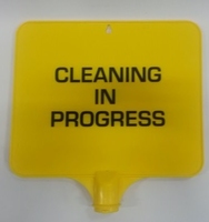 SAFETY SIGN RECT CLEANING IN PROGRESS
