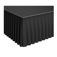 Global Truss GT Stage Deck Polyester Skirt 40 x 105cm Pleated