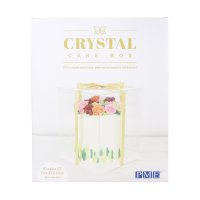 Crystal cake box 10"