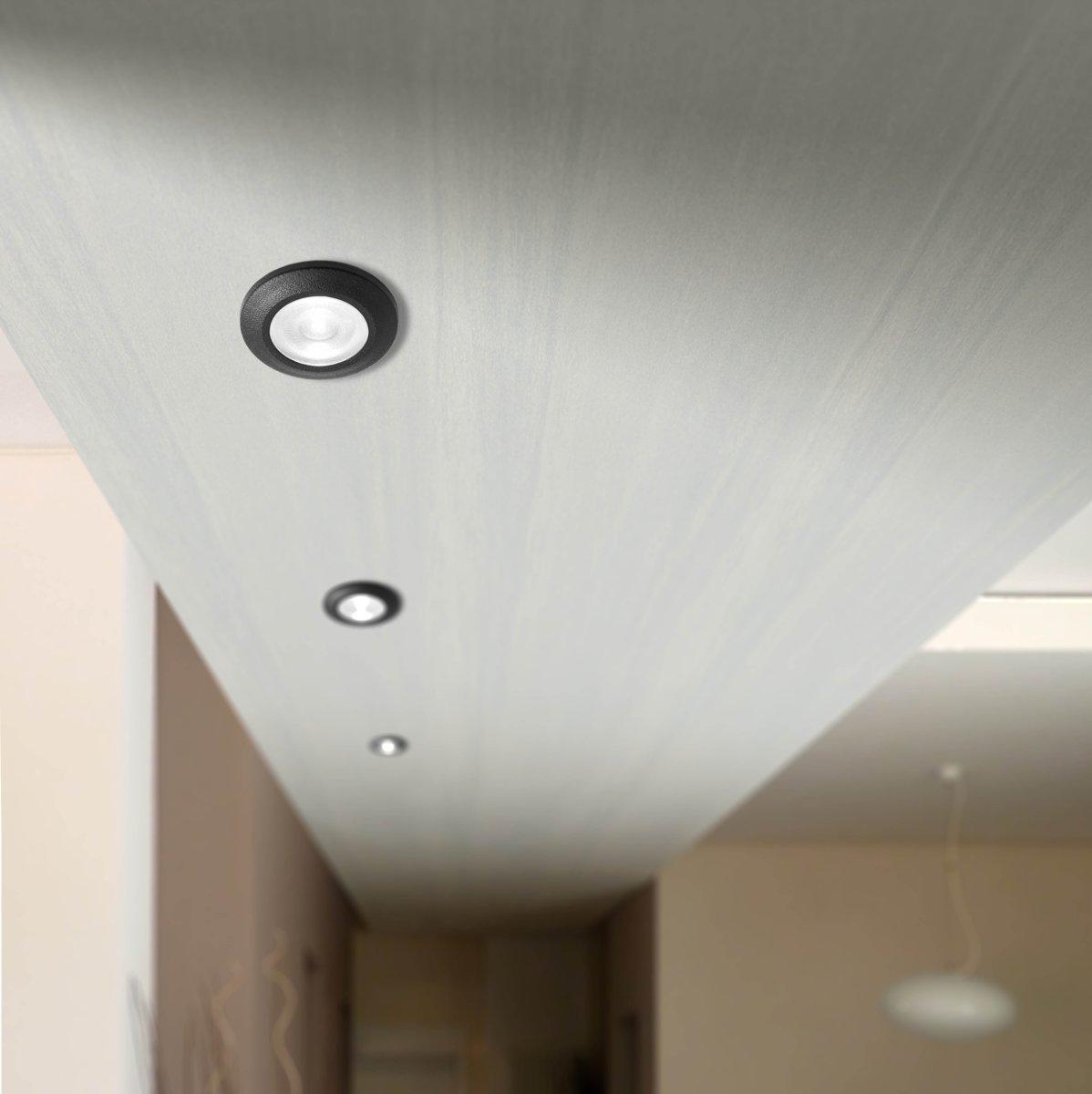 Fumagalli Teresa 50 Round Inground/Ceiling Light Black