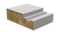 Door Frame White Primed Fire Rated Rebated 100mm Grooved Intumesent