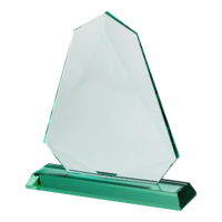 22cm Glass Volcano Plaque (Satin Box)