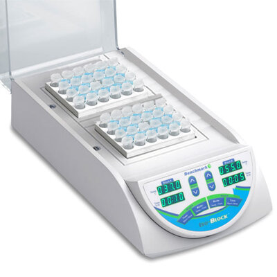 isoBlock™ -digital dry bath, with two independently controlled chambers, without blocks, 230V
