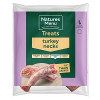 Natures Menu Frozen Dog Treat Turkey Necks 2pc