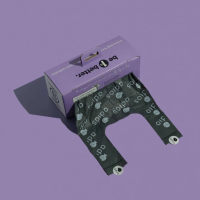 Adios Zero Plastic Poo Bags GREY 1 x Roll / 120 Bags Handled x 1