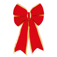 76-x-60-cm-Red-Bow-With-Gold-Edging