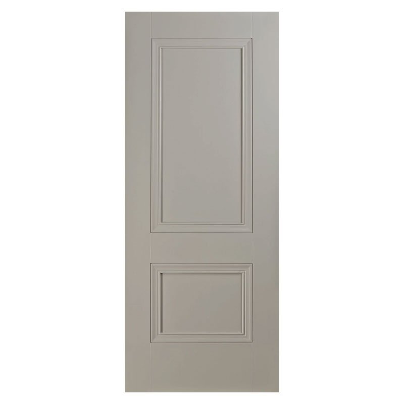 A0974 Salzburg 2 Panel Silk Grey Premium Primed