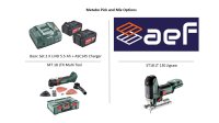 Metabo Pick and Mix, MT18LTX+ SB18LTXBLI