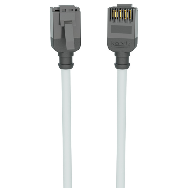 Kordz PRO Slim Profile Cat6 Patch Cord 5m (White)