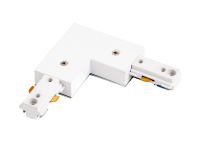 TRACK L joiner, Satin silver