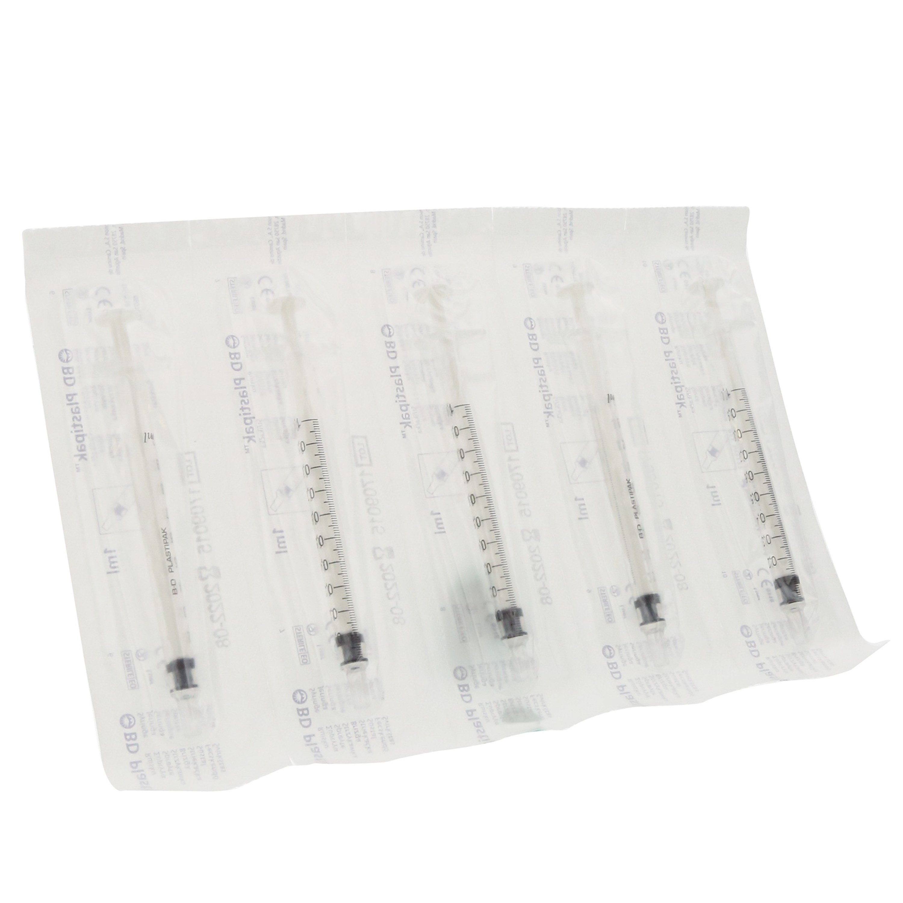 BD Syringes 1ml Plastipak Luer Slip Pack 120
