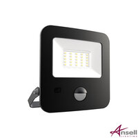 Ansell ANSAZILED20/PIR Zion 20W LED IP65 Floodlight C/W PIR