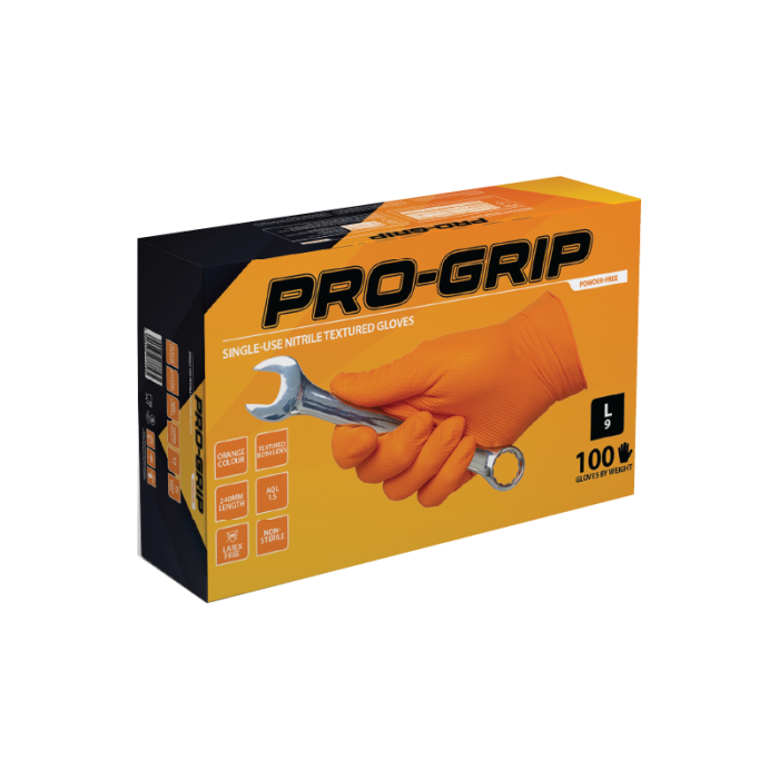 Diamond Grip Nitrile Gloves