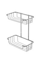 Croydex Rust Free Two Tier Cosmetic Basket QM260541