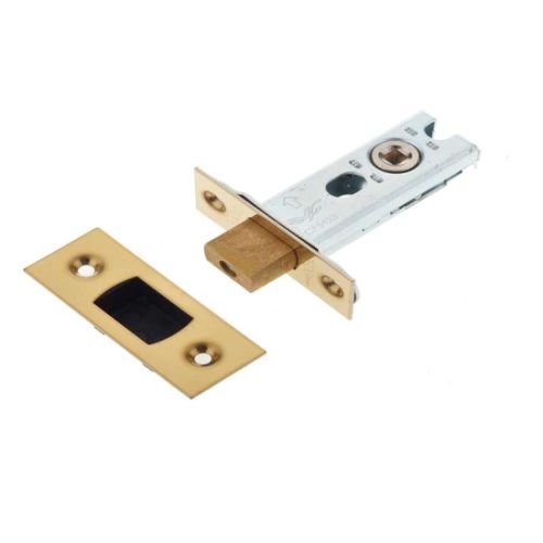 Heavy Duty Tubular Deadbolt PVD Brass 102mm