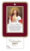 Calendar/Small - Sacred Heart  (95911)