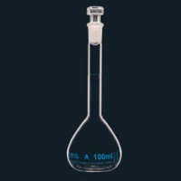 Volumetric Flask, Class A, 100ml PE stopper, Serial Number And Conformity Certified 14/23
