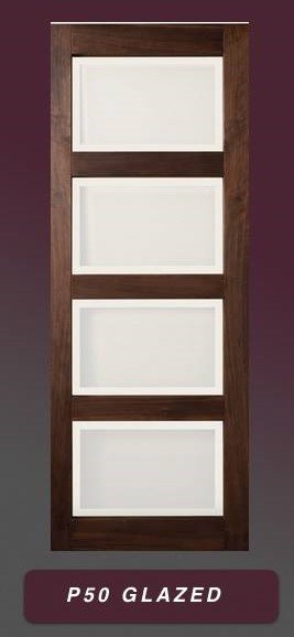 P50 Glazed (Opaque W/Clear Border) Walnut
