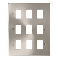 VPSC20509 GridPro 9G Plate Deco Satin Chrome
