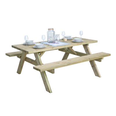 Pressure Treated Heavy Duty Picnic Bench