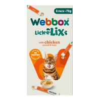 Webbox Cat Lick-e-Lix Chicken 17x5x15g