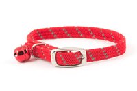 Ancol Cat Collar Softweave Reflective Red x 3