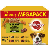 Pedigree Dog Pouch Adult - Mixed Selection in Gravy 100g x 40