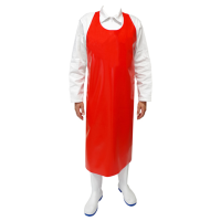 Red Foodgrade Monobloc Apron TPU, 200 Microns