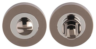 Dale Hardware Black Nickel/PCP Bathroom Turn/Release (Set) DH003578