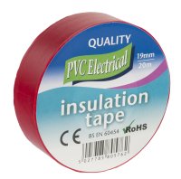 19MM X 20M INSULATION TAPE RED