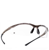 Bolle Contour Clear Anti-scratch, Anti-fog, Platinum glasses