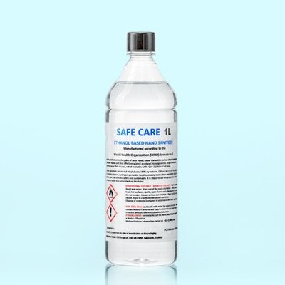 Safe Care 1 Litre of Hand Sanitiser liquid