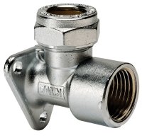 CHROME 15x1/2" 403W CHROME PLATED BACKPLATE ELBOW P803WP