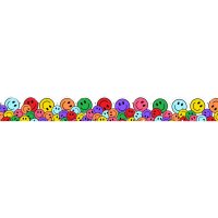 Scalloped Trimmer - "Vibrance" Colourful Smileys (12m)