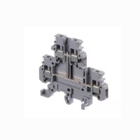 MA2.5/5.D1.1 Entrelec Double Deck Terminal 2.5mm&sup2; Grey 1SNA115530R1200