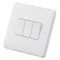 Slimline Switch 3 gang 2 way 