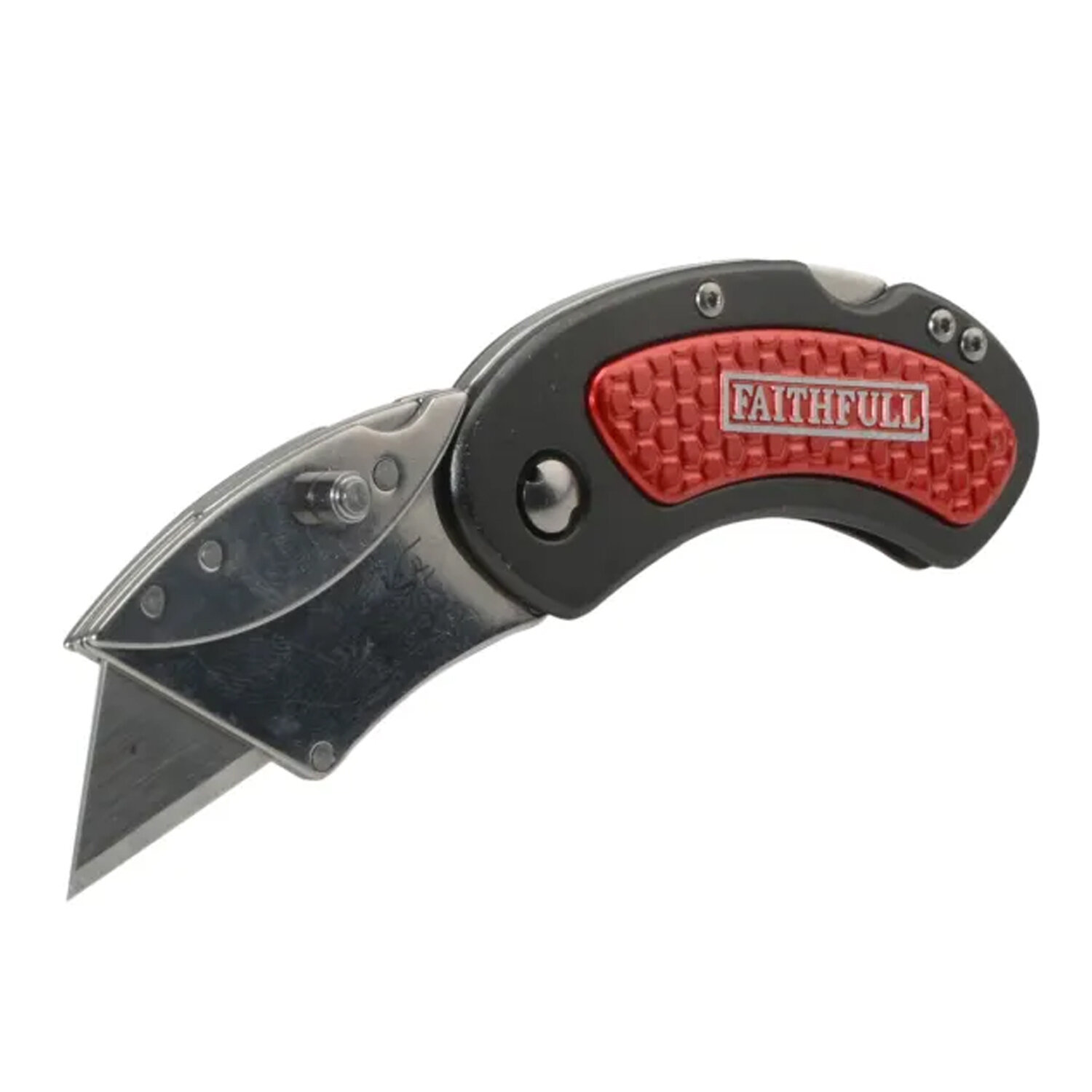 Faithfull Utility Folding Knife with Blade Lock Tippers Builders
