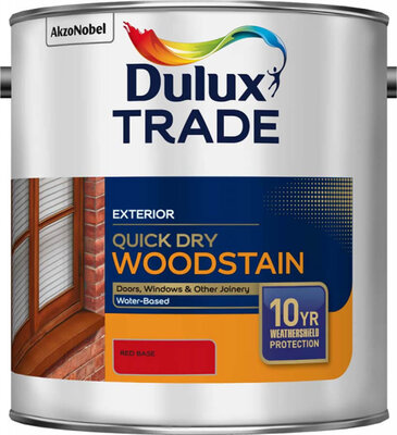 Dulux Trade Quick Dry Woodstain Red Base 2.5L Paint 5081992